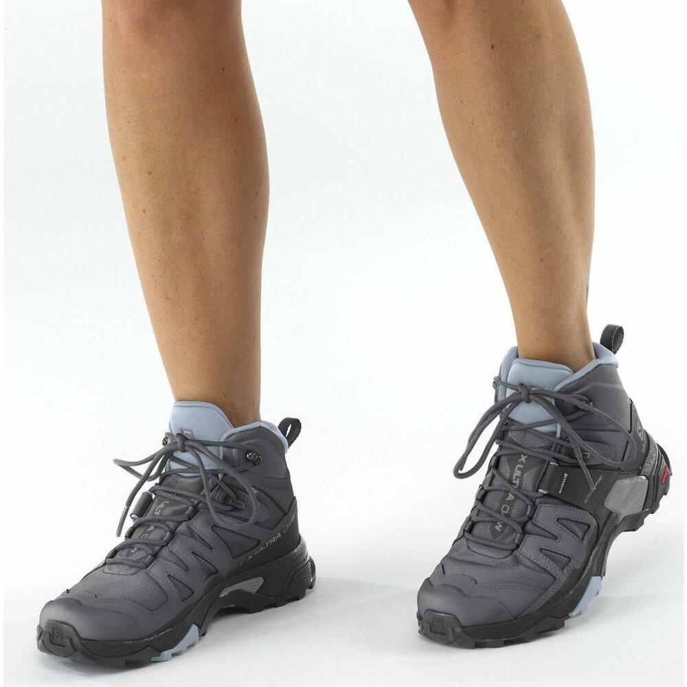 Salomon X Ultra Mid GORE-TEX Womens hiking Boots Grey – Start